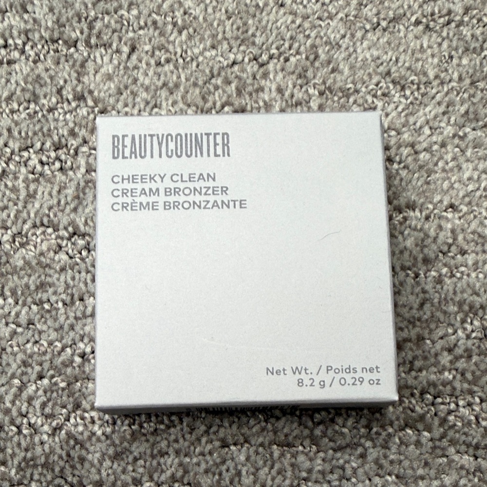 Beautycounter Cheeky Clean Cream Bronzer in White Box